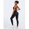 imageYEOREO Women Seamless Workout Leggings Gym High Waist Yoga PantsBlack