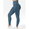imageYEOREO Women Seamless Workout Leggings Gym High Waist Yoga PantsBlue