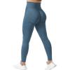 imageYEOREO Women Seamless Workout Leggings Gym High Waist Yoga PantsBlue