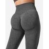 imageYEOREO Women Seamless Workout Leggings Gym High Waist Yoga PantsGray