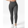 imageYEOREO Women Seamless Workout Leggings Gym High Waist Yoga PantsGray