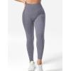 imageYEOREO Women Seamless Workout Leggings Gym High Waist Yoga PantsGrey