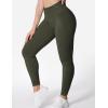 imageYEOREO Women Seamless Workout Leggings Gym High Waist Yoga PantsOlive02