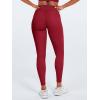 imageYEOREO Women Seamless Workout Leggings Gym High Waist Yoga PantsScarlet
