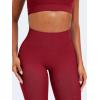 imageYEOREO Women Seamless Workout Leggings Gym High Waist Yoga PantsScarlet