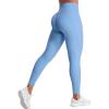 imageYEOREO Grace Workout Leggings for Women Butt Lifting Tummy Control High Waist Gym Yoga Compression PantsLight Blue