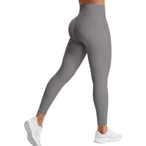 imageYEOREO Grace Workout Leggings for Women Butt Lifting Tummy Control High Waist Gym Yoga Compression PantsGrey