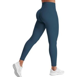 imageYEOREO Grace Workout Leggings for Women Butt Lifting Tummy Control High Waist Gym Yoga Compression PantsTeal