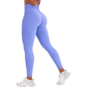 imageYEOREO Women Seamless Workout Leggings Gym High Waist Yoga PantsLavander