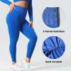 imageYEOREO Amplify Leggings for Women Seamless Scrunch Leggings Butt Lifting Gym High Waisted Athletic LeggingsBlue