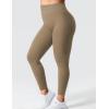 imageYEOREO Amplify Leggings for Women Seamless Scrunch Leggings Butt Lifting Gym High Waisted Athletic LeggingsBrown