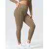imageYEOREO Amplify Leggings for Women Seamless Scrunch Leggings Butt Lifting Gym High Waisted Athletic LeggingsBrown