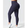 imageYEOREO Amplify Leggings for Women Seamless Scrunch Leggings Butt Lifting Gym High Waisted Athletic LeggingsDark Violet Grey Marl