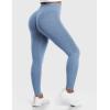 imageYEOREO Amplify Leggings for Women Seamless Scrunch Leggings Butt Lifting Gym High Waisted Athletic LeggingsGrey Blue Marl