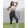 imageYEOREO Amplify Leggings for Women Seamless Scrunch Leggings Butt Lifting Gym High Waisted Athletic LeggingsGrey Marl