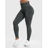 imageYEOREO Amplify Leggings for Women Seamless Scrunch Leggings Butt Lifting Gym High Waisted Athletic LeggingsGrey Marl