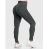 imageYEOREO Amplify Leggings for Women Seamless Scrunch Leggings Butt Lifting Gym High Waisted Athletic LeggingsGrey Marl