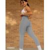 imageYEOREO Amplify Leggings for Women Seamless Scrunch Leggings Butt Lifting Gym High Waisted Athletic LeggingsLight Grey