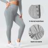 imageYEOREO Amplify Leggings for Women Seamless Scrunch Leggings Butt Lifting Gym High Waisted Athletic LeggingsLight Grey