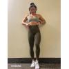 imageYEOREO Amplify Leggings for Women Seamless Scrunch Leggings Butt Lifting Gym High Waisted Athletic LeggingsLinen Brown