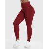 imageYEOREO Amplify Leggings for Women Seamless Scrunch Leggings Butt Lifting Gym High Waisted Athletic LeggingsScarlet Marl