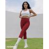 imageYEOREO Amplify Leggings for Women Seamless Scrunch Leggings Butt Lifting Gym High Waisted Athletic LeggingsScarlet Marl
