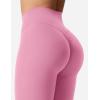 imageYEOREO Kalie Flare Scrunch Leggings for Women V Cross Waist Bell Bottom Yoga Pants Tummy Control Bootcut Workout LeggingsBegonia Pink