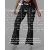 imageYEOREO Kalie Flare Scrunch Leggings for Women V Cross Waist Bell Bottom Yoga Pants Tummy Control Bootcut Workout LeggingsBlack