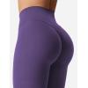 imageYEOREO Kalie Flare Scrunch Leggings for Women V Cross Waist Bell Bottom Yoga Pants Tummy Control Bootcut Workout LeggingsBlue Purple