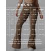 imageYEOREO Kalie Flare Scrunch Leggings for Women V Cross Waist Bell Bottom Yoga Pants Tummy Control Bootcut Workout LeggingsBrown