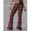 imageYEOREO Kalie Flare Scrunch Leggings for Women V Cross Waist Bell Bottom Yoga Pants Tummy Control Bootcut Workout LeggingsBurgundy