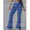 imageYEOREO Kalie Flare Scrunch Leggings for Women V Cross Waist Bell Bottom Yoga Pants Tummy Control Bootcut Workout LeggingsSapphire Blue