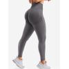 imageYEOREO Scrunch Butt Lift Leggings for Women Workout Yoga Pants Ruched Booty High Waist Seamless Leggings Compression TightsAsh