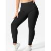 imageYEOREO Scrunch Butt Lift Leggings for Women Workout Yoga Pants Ruched Booty High Waist Seamless Leggings Compression TightsBlack