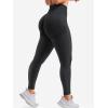 imageYEOREO Scrunch Butt Lift Leggings for Women Workout Yoga Pants Ruched Booty High Waist Seamless Leggings Compression TightsBlack Pro