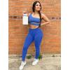 imageYEOREO Scrunch Butt Lift Leggings for Women Workout Yoga Pants Ruched Booty High Waist Seamless Leggings Compression TightsBlue Pro
