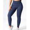 imageYEOREO Scrunch Butt Lift Leggings for Women Workout Yoga Pants Ruched Booty High Waist Seamless Leggings Compression TightsIndigo