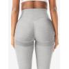 imageYEOREO Scrunch Butt Lift Leggings for Women Workout Yoga Pants Ruched Booty High Waist Seamless Leggings Compression TightsLight Grey Marl