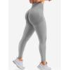 imageYEOREO Scrunch Butt Lift Leggings for Women Workout Yoga Pants Ruched Booty High Waist Seamless Leggings Compression TightsNeutral Grey