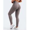 imageYEOREO Scrunch Butt Lift Leggings for Women Workout Yoga Pants Ruched Booty High Waist Seamless Leggings Compression TightsTaupe