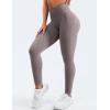 imageYEOREO Scrunch Butt Lift Leggings for Women Workout Yoga Pants Ruched Booty High Waist Seamless Leggings Compression TightsTaupe