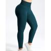 imageYEOREO Scrunch Butt Lift Leggings for Women Workout Yoga Pants Ruched Booty High Waist Seamless Leggings Compression TightsTeal