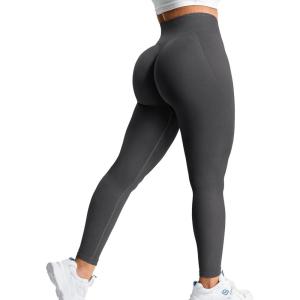 imageYEOREO Amplify Leggings for Women Seamless Scrunch Leggings Butt Lifting Gym High Waisted Athletic LeggingsPhantom Gray