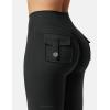 imageYEOREO CoreFlex Flare Leggings with Pockets for Women Scrunch Workout Leggings Butt Lifting Gym Yoga PantsBlack