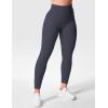 imageYEOREO Gym Leggings for Women V Back Workout Leggings Scrunch Butt Lifting Leggings for Women High Waist Yoga Pants DazeDark Blue