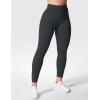 imageYEOREO Gym Leggings for Women V Back Workout Leggings Scrunch Butt Lifting Leggings for Women High Waist Yoga Pants DazeNavy Blue