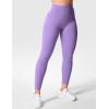 imageYEOREO Gym Leggings for Women V Back Workout Leggings Scrunch Butt Lifting Leggings for Women High Waist Yoga Pants DazeSmoke Purple