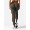 imageYEOREO SoftHue Hidden Scrunch Butt Workout Leggings for Women Seamless Mid Low Waist 25quot Impact Yoga Pants Tummy ControlCoffee