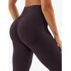 imageYEOREO SoftHue Hidden Scrunch Butt Workout Leggings for Women Seamless Mid Low Waist 25quot Impact Yoga Pants Tummy ControlDark Brown