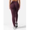 imageYEOREO SoftHue Hidden Scrunch Butt Workout Leggings for Women Seamless Mid Low Waist 25quot Impact Yoga Pants Tummy ControlDark Cherry